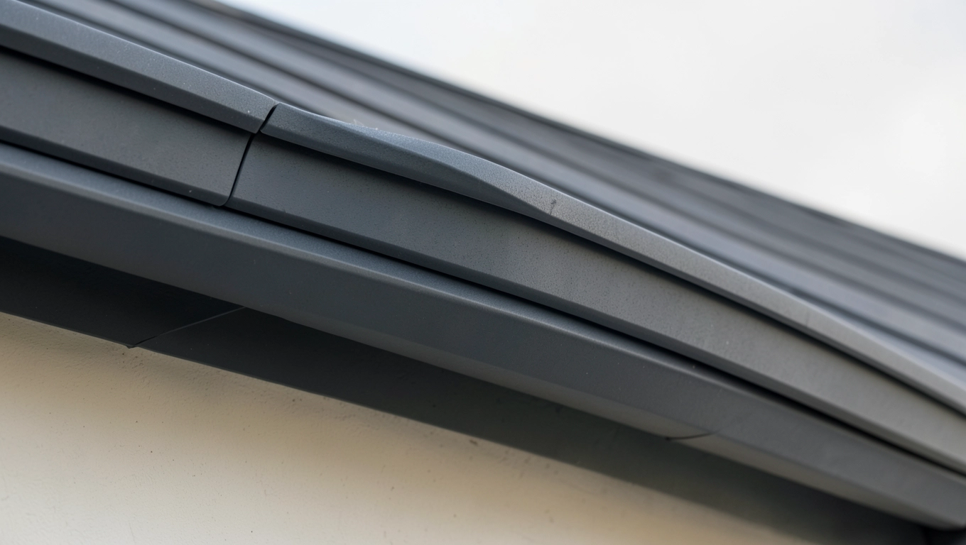 Alternatywne kolory rynien do dachu w kolorze antracytowym