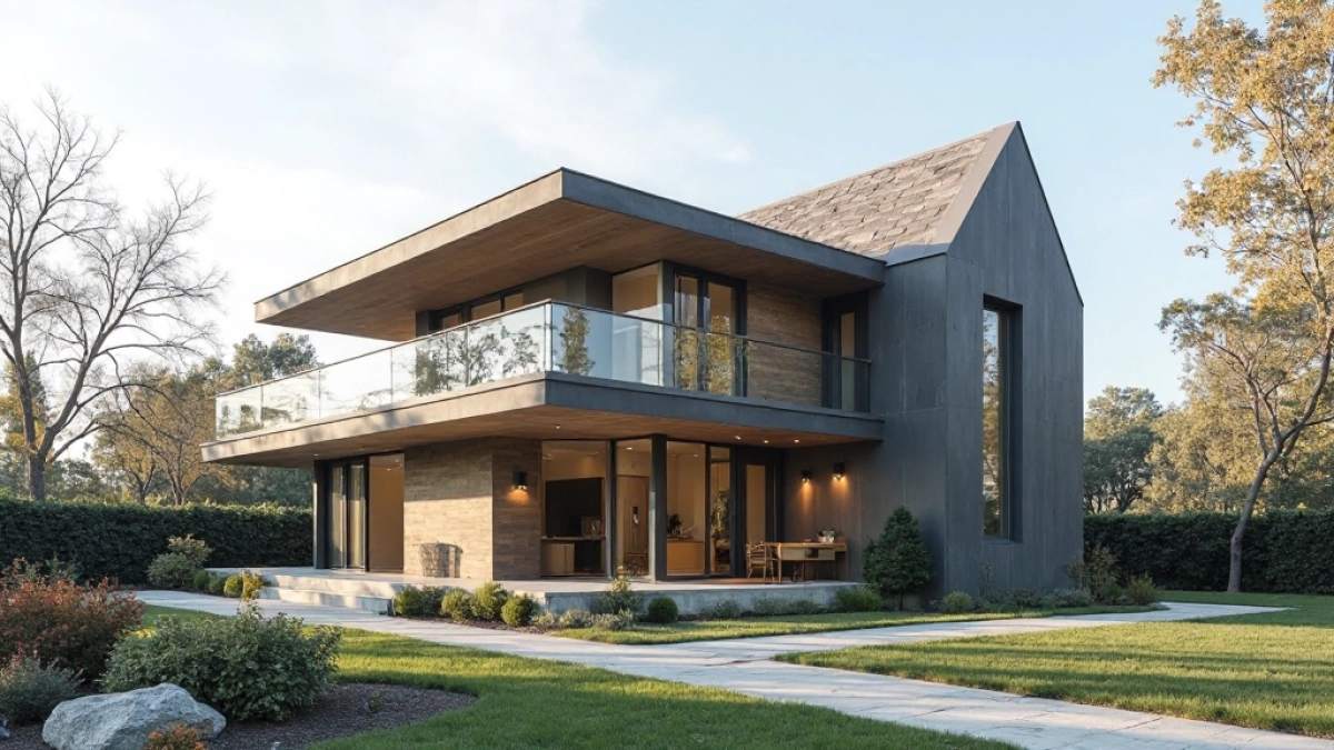 attyka dach dwuspadowy