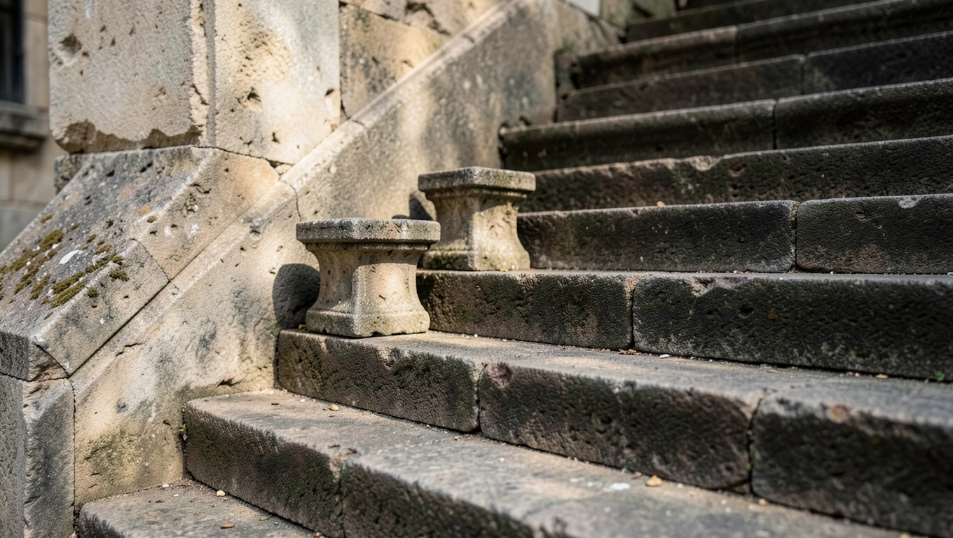 Cokoliki na schodach