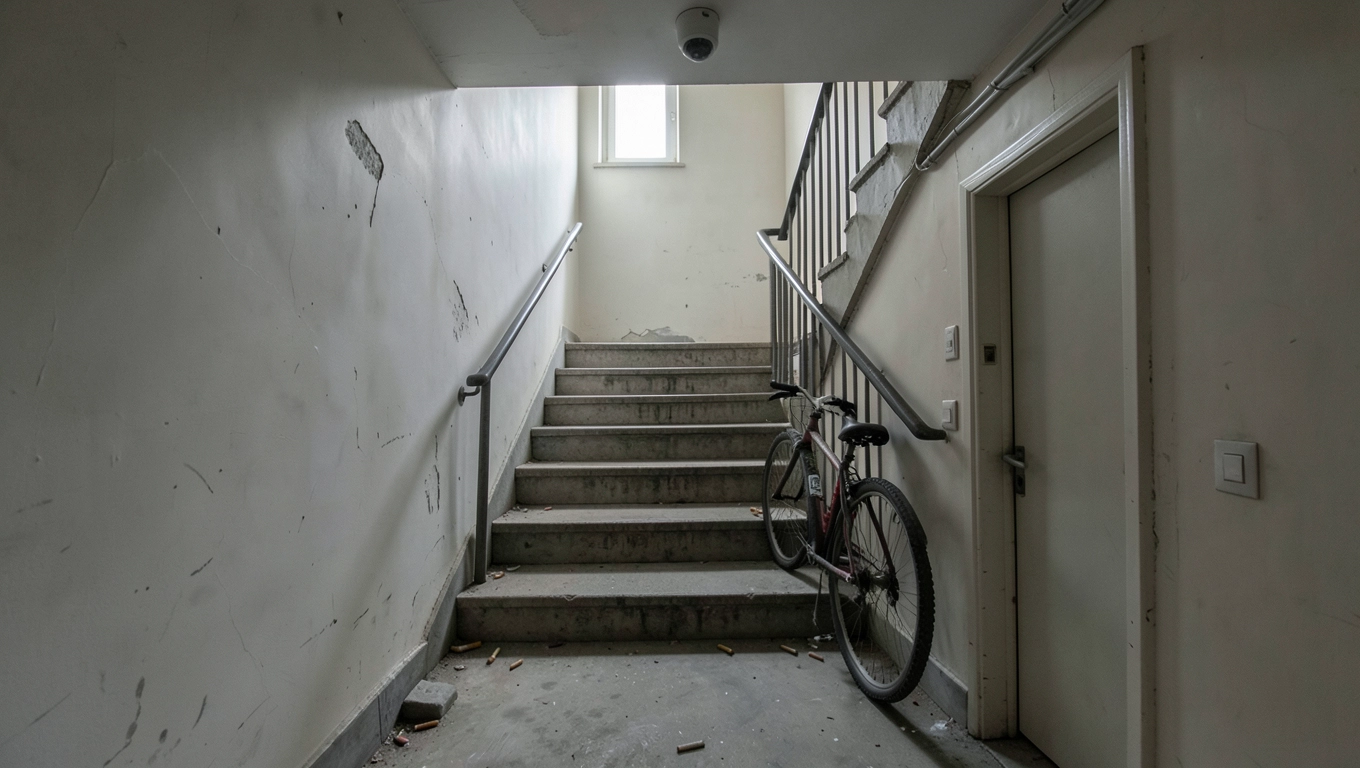 czy klatka schodowa to miejsce publiczne