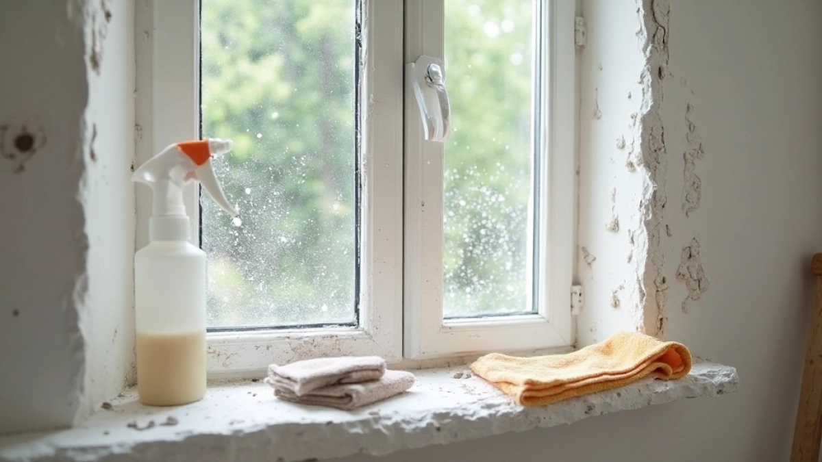 Czym wyczyścić okna po tynkowaniu