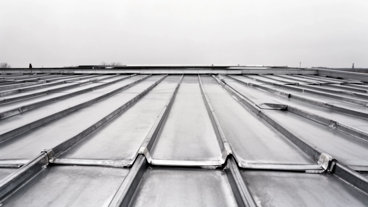 dach płaski blacha trapezowa