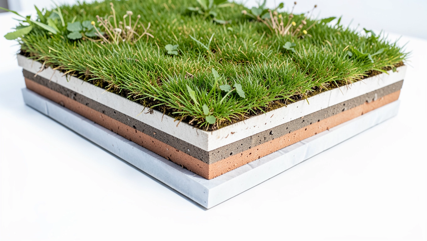 Dach Zielony Odwrócony Warstwy