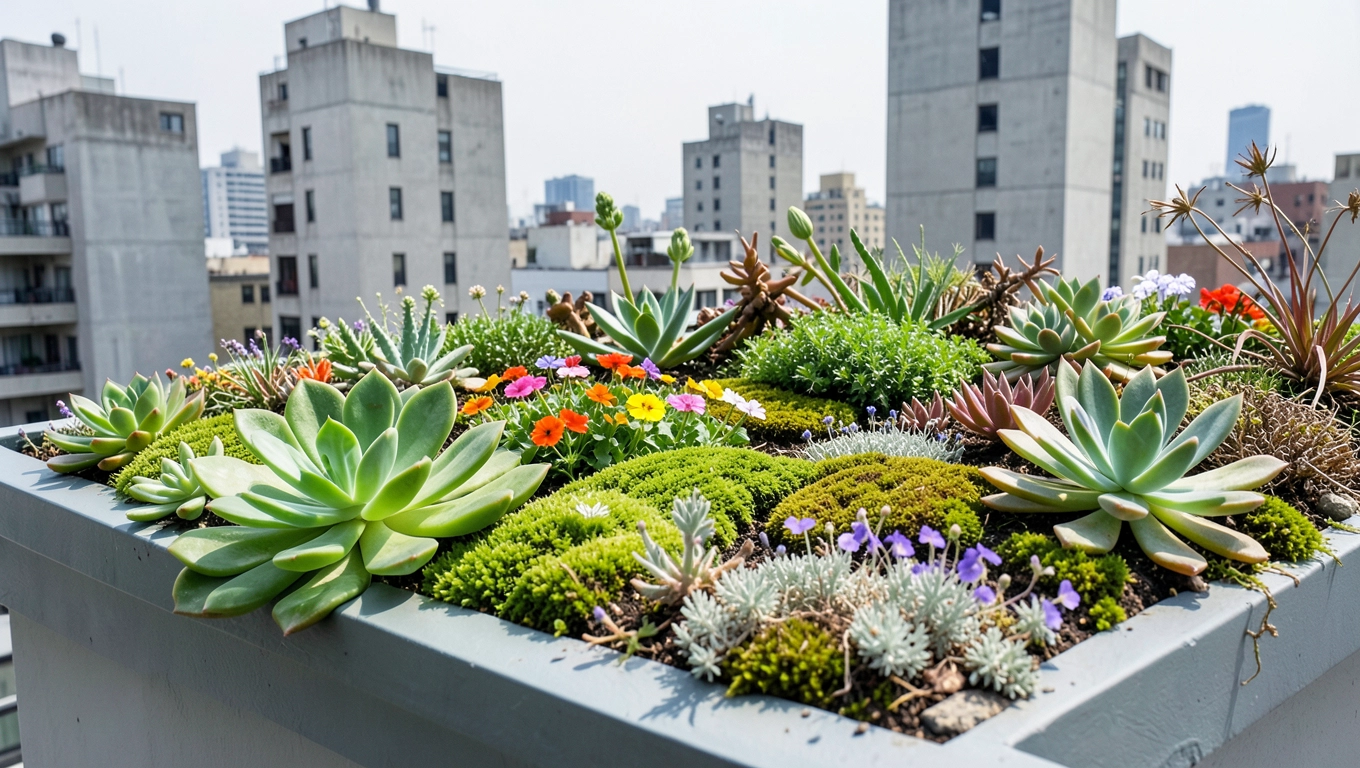 Estetyka w systemach dachów zielonych