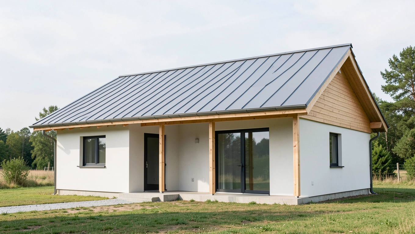 Funkcjonalność dachu jednospadowego w domu parterowym