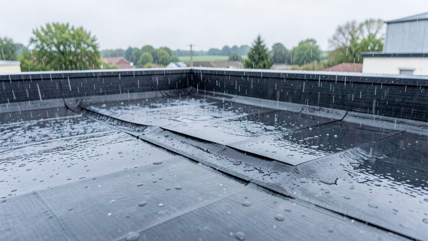 hydroizolacja dachu płaskiego z attyką