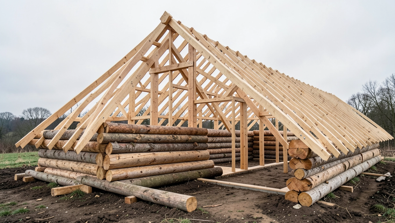 Ile drewna na dach dwuspadowy