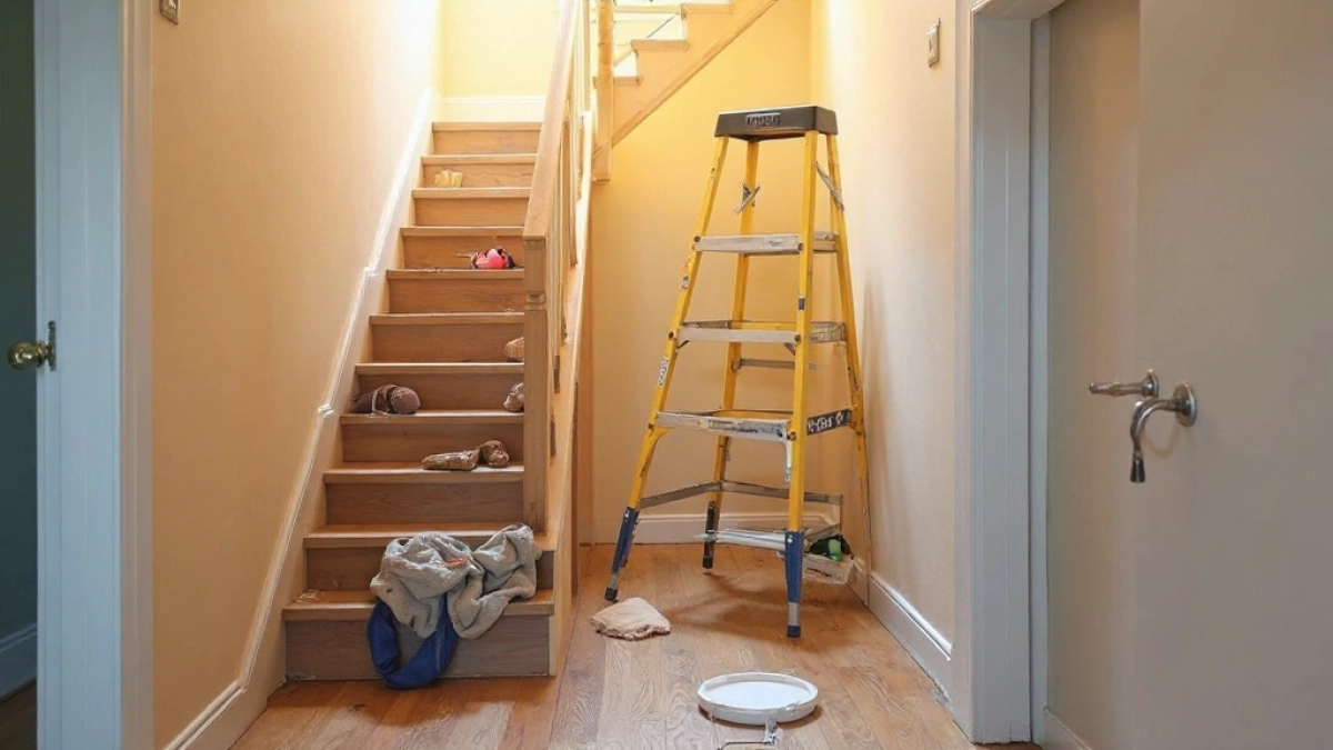 Jak pomalować klatkę schodową bez rusztowania
