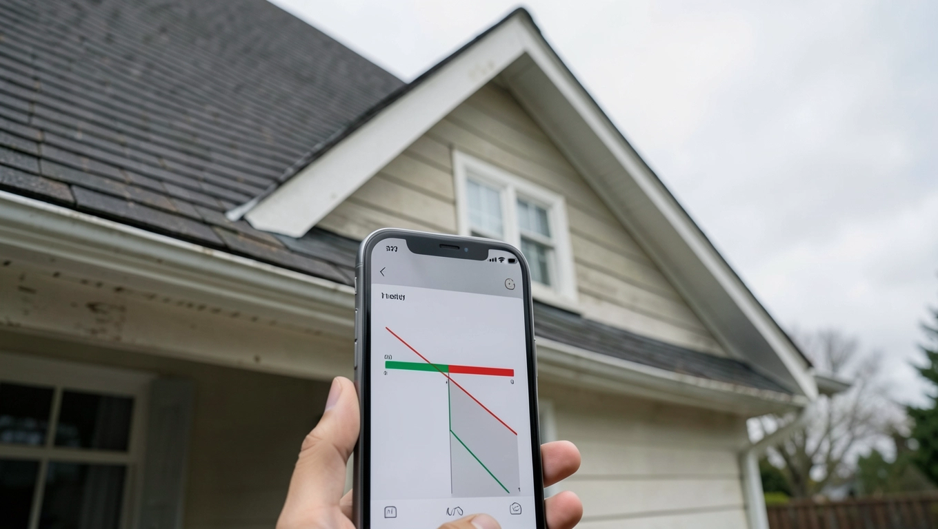 Jak zmierzyć nachylenie dachu dwuspadowego