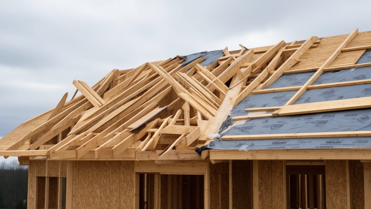 jak zrobić dach dwuspadowy krok po kroku