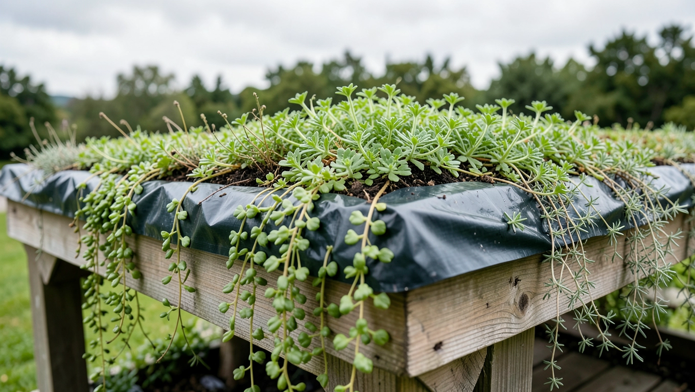 Jak zrobić zielony dach na altanie