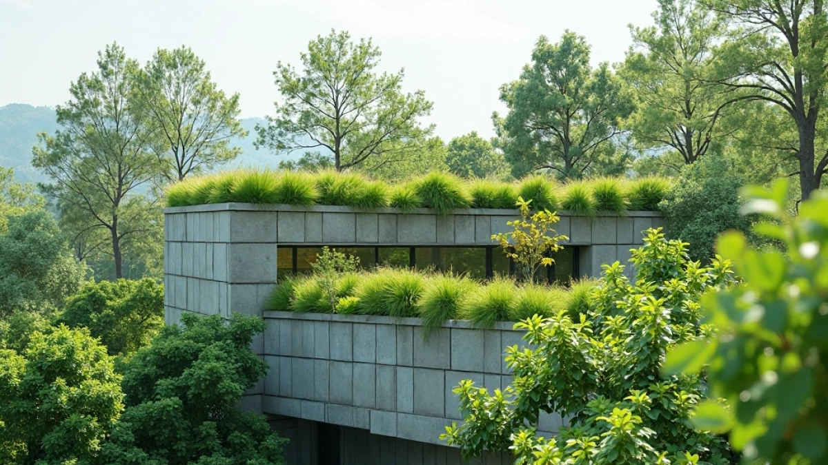 Jaki kolor elewacji do zielonego dachu