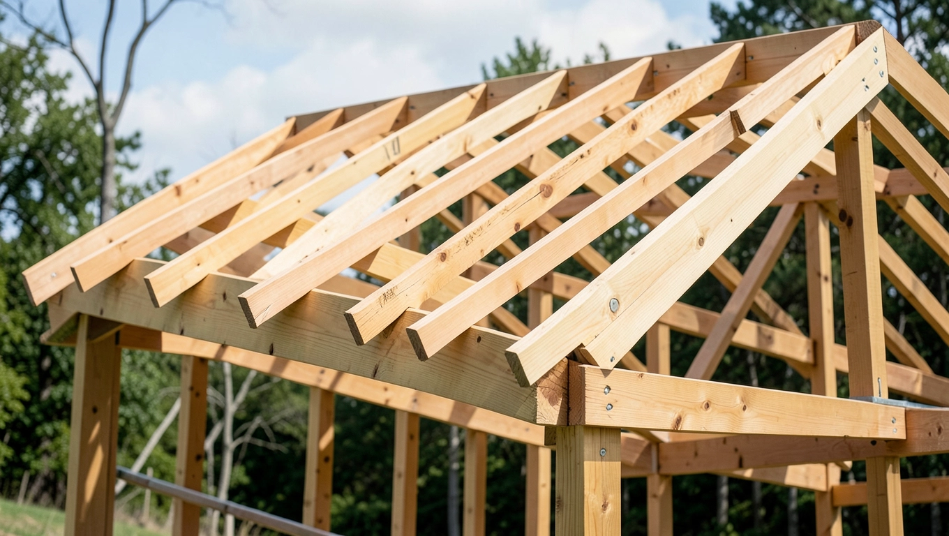 jakie krokwie na dach jednospadowy 4m