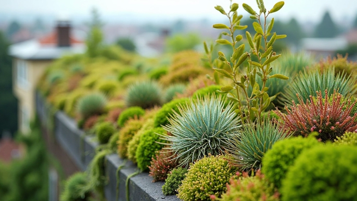 jakie rośliny na zielony dach
