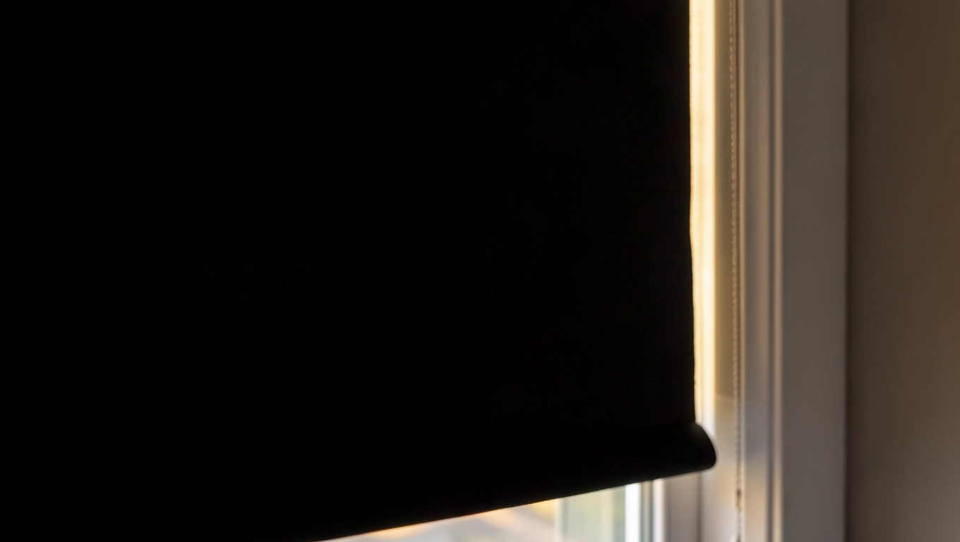 Kontrola światła w dobrej rolecie wewnętrznej