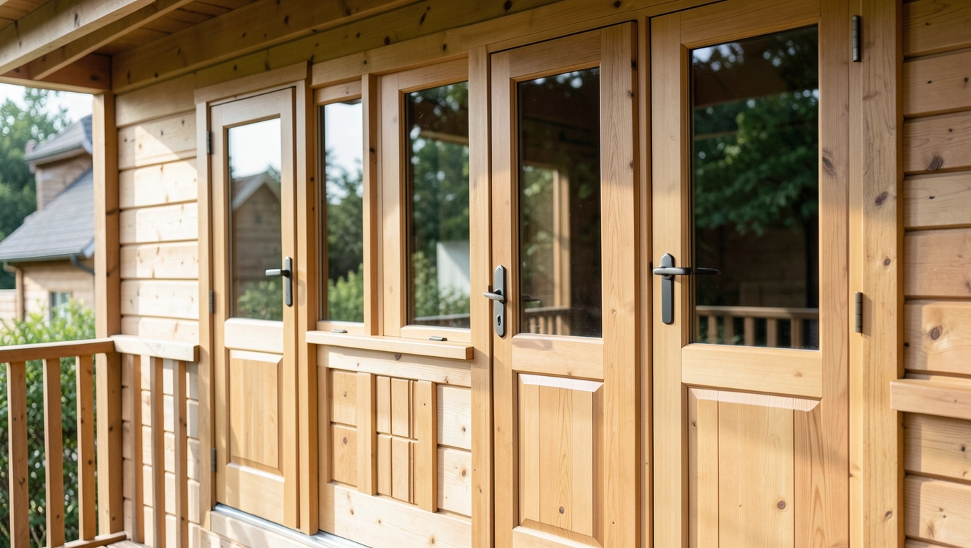 Koszt okien balkonowych z drzwiami drewnianych