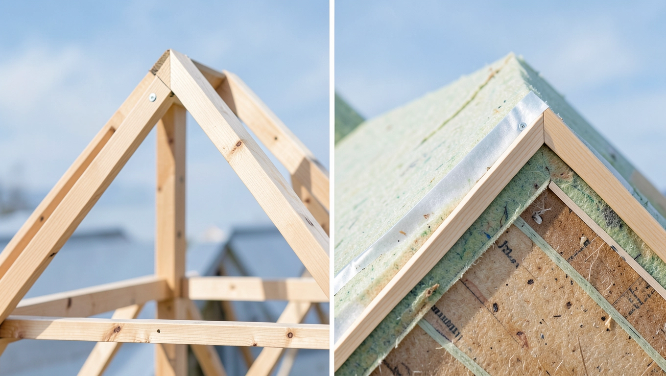 Koszt robocizny dachu dwuspadowego za m²