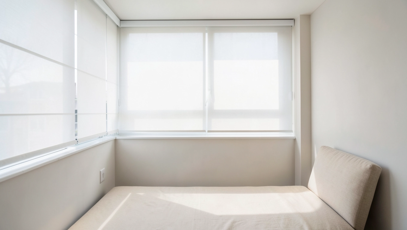 Manipulacja przestrzenią roletami wewnętrznymi