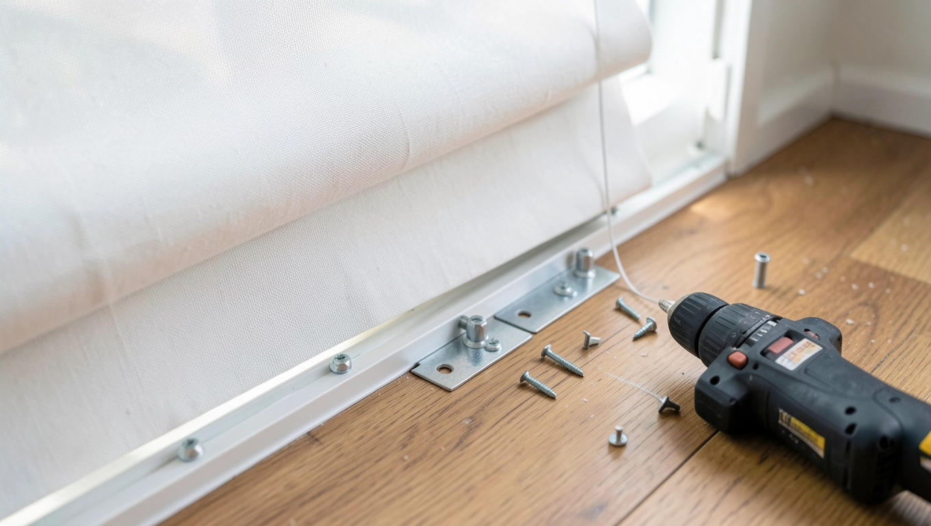 mocowanie rolet wewnętrznych
