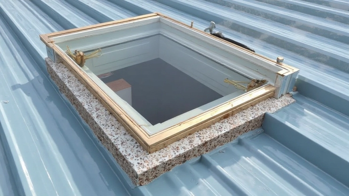 Montaż okna dachowego w blachodachówce