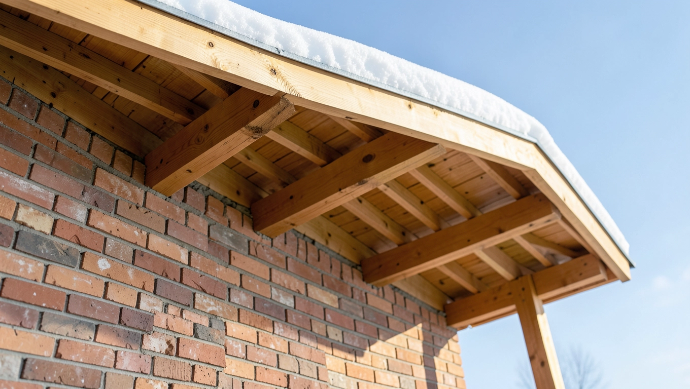 murłata dach jednospadowy