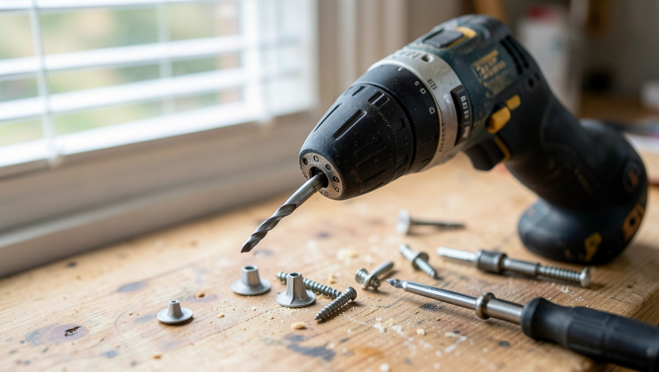 Narzędzia do mocowania rolet wewnętrznych