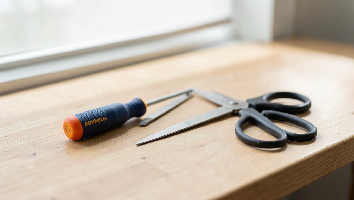 Narzędzia do wymiany rolety dzień noc w kasecie