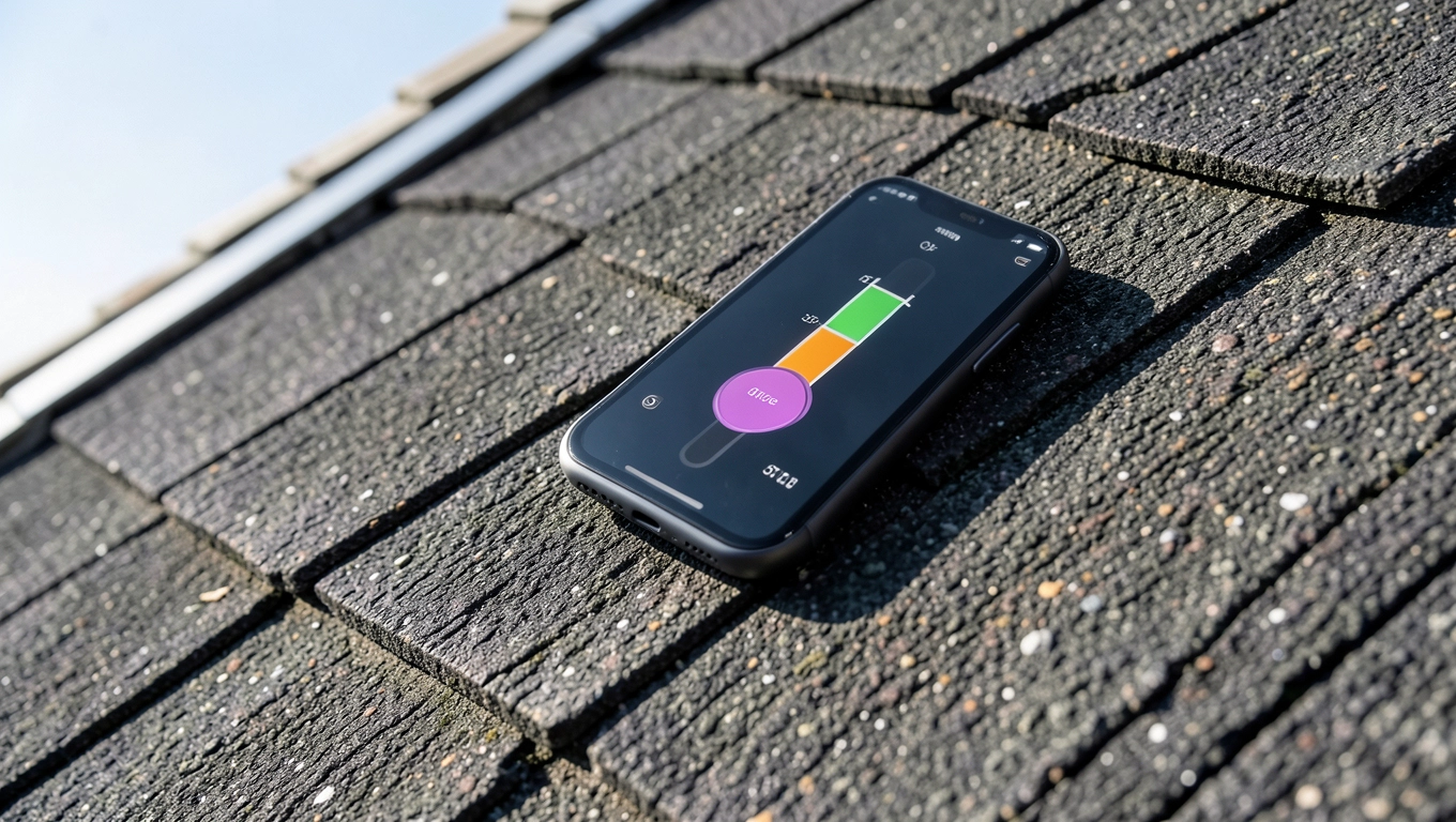 Oblicz kąt nachylenia połaci dachu dwuspadowego