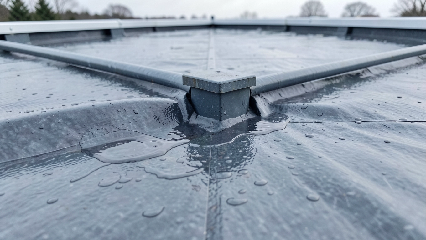 Odwodnienie w hydroizolacji dachu płaskiego