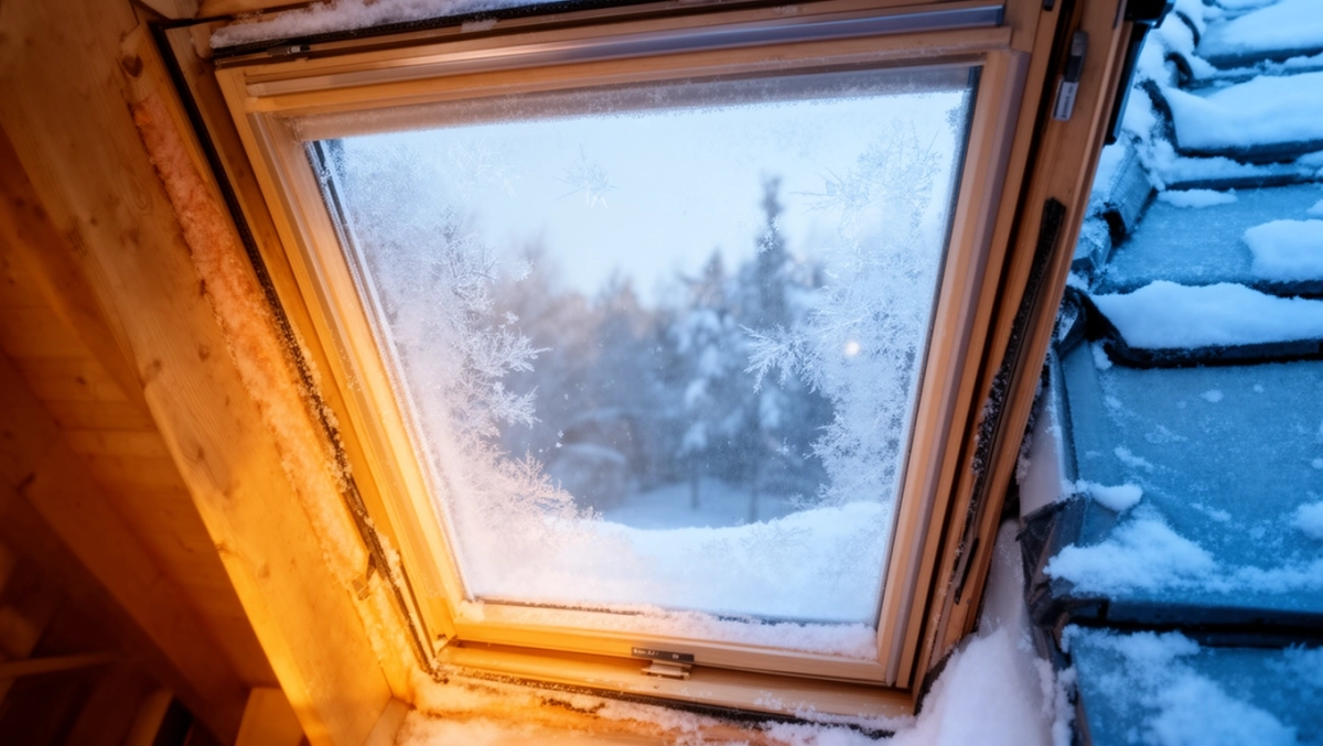 Okna VELUX dachowe tryb zimowy