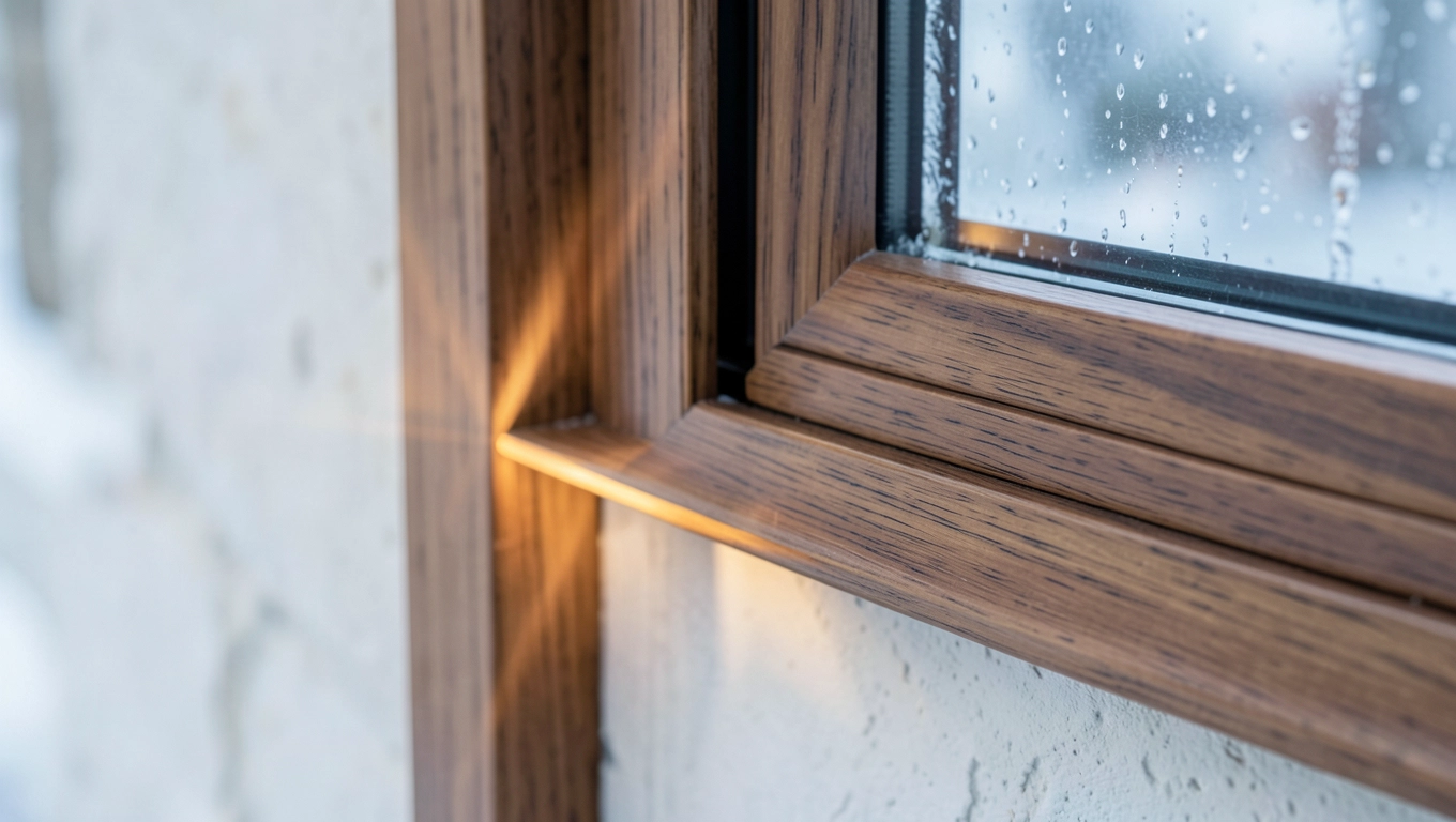 Oszczędność energii z oknami orzech