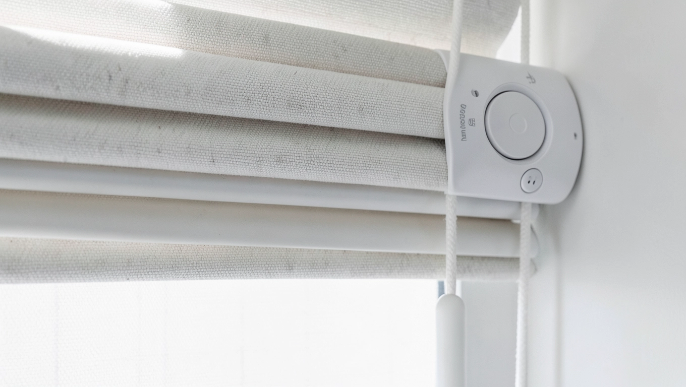 Pilot i czujniki w roletach dzień-noc