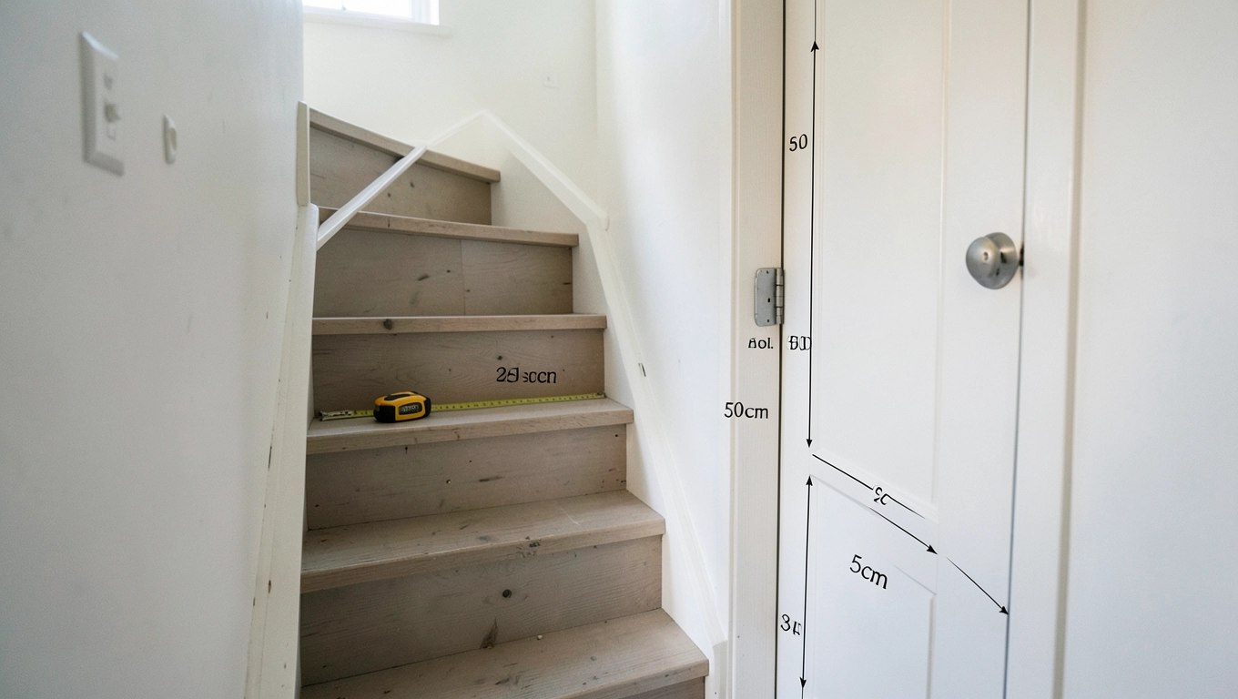 Planowanie spiżarni pod schodami