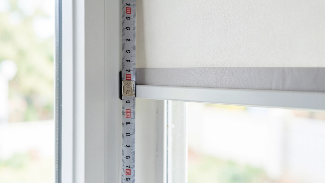 Pomiar okna przed montażem rolety