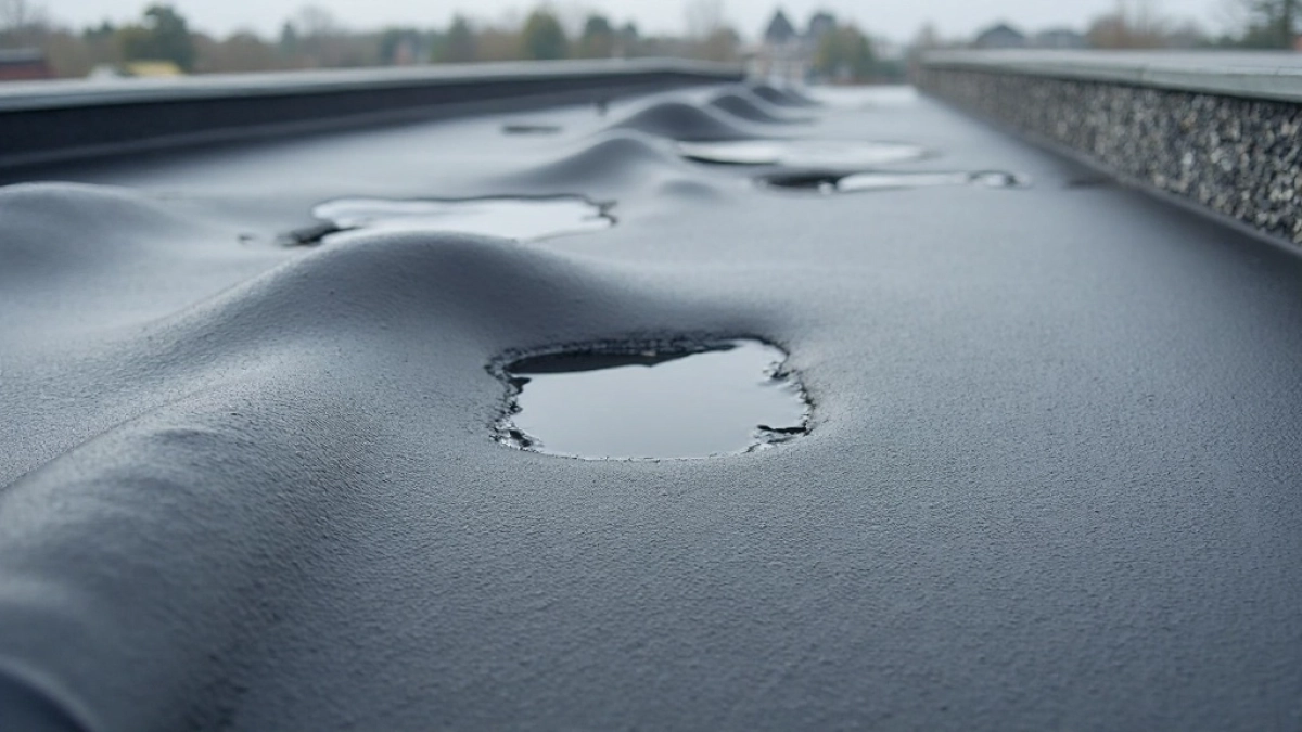 Próba szczelności dachu płaskiego