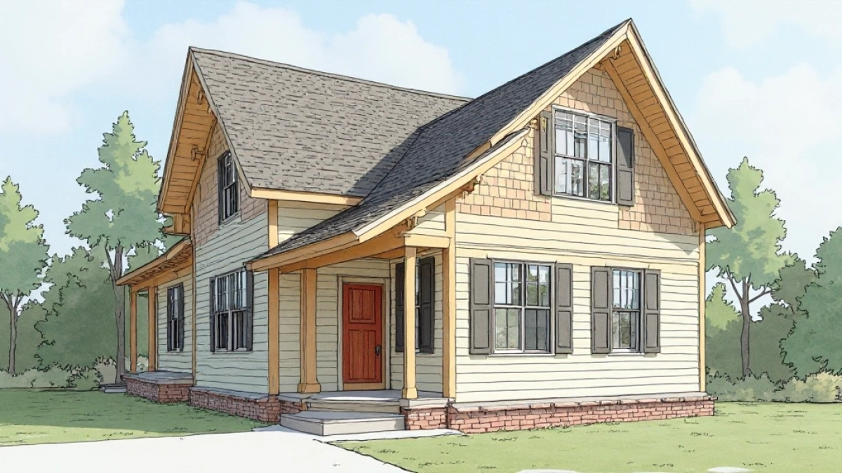 Projekt dachu dwuspadowego cena