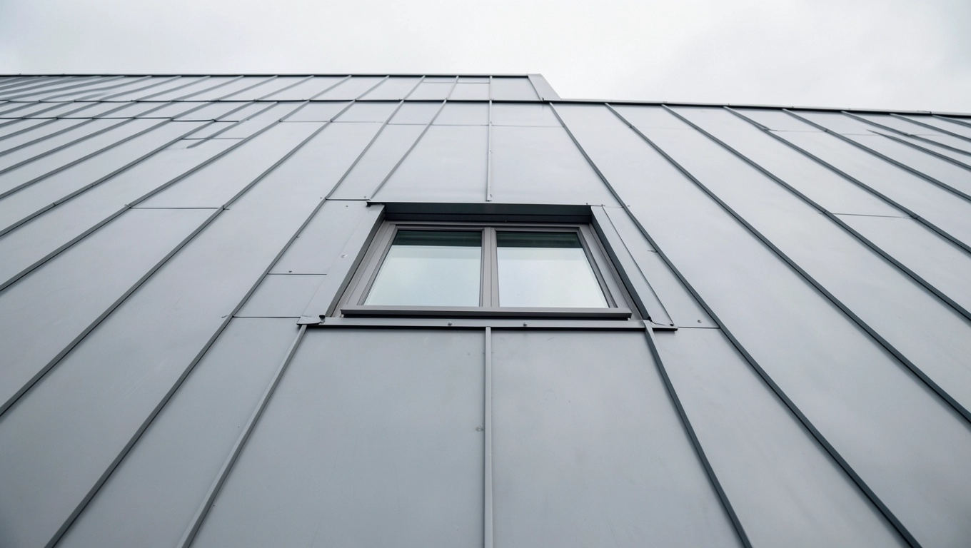 Projekt dachu płaskiego z blachą trapezową