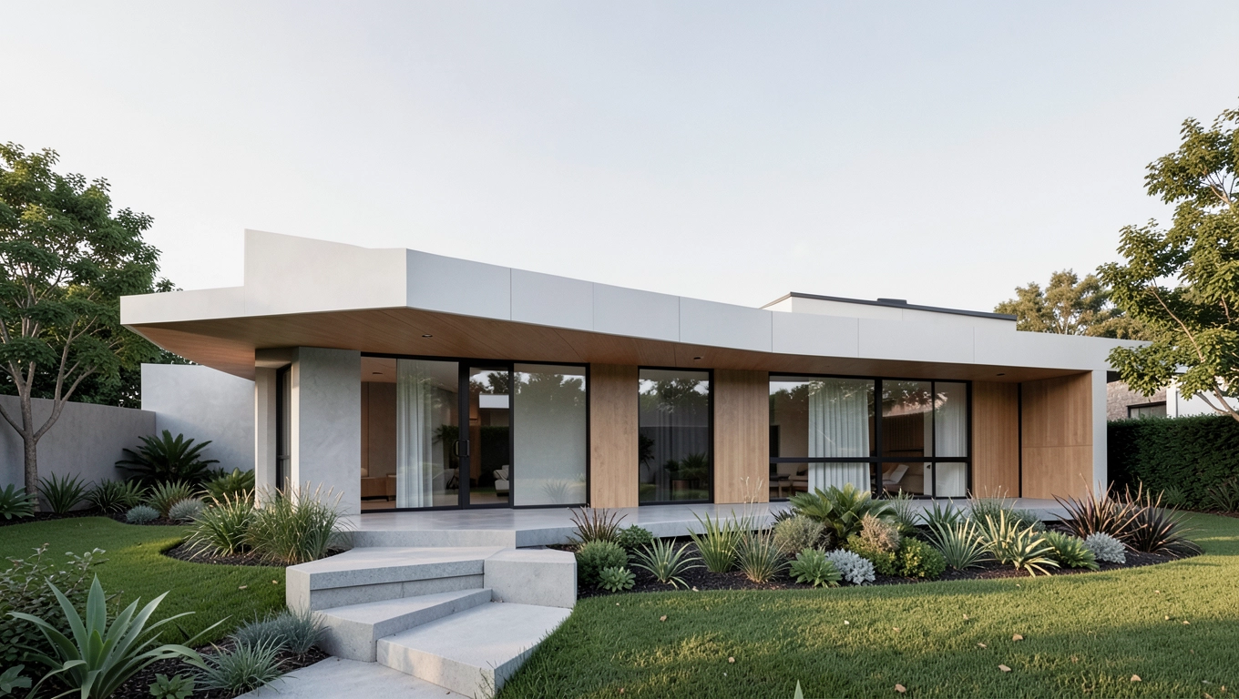 Projekty domów parterowych z płaskim dachem