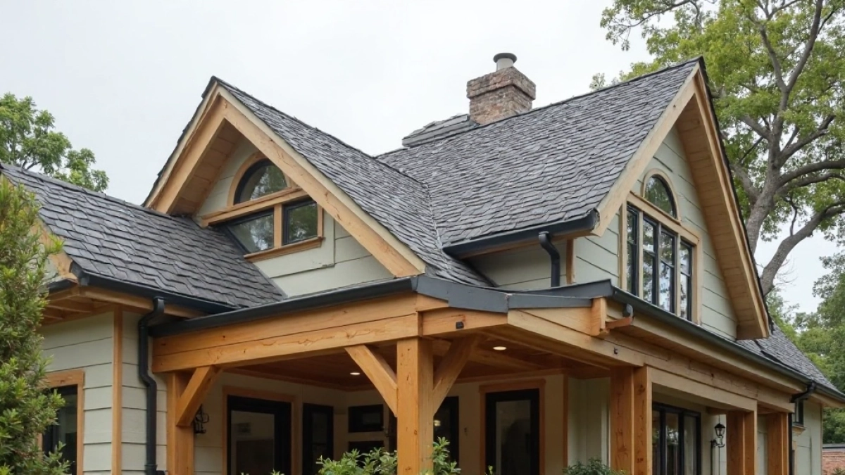 przedłużenie dachu dwuspadowego