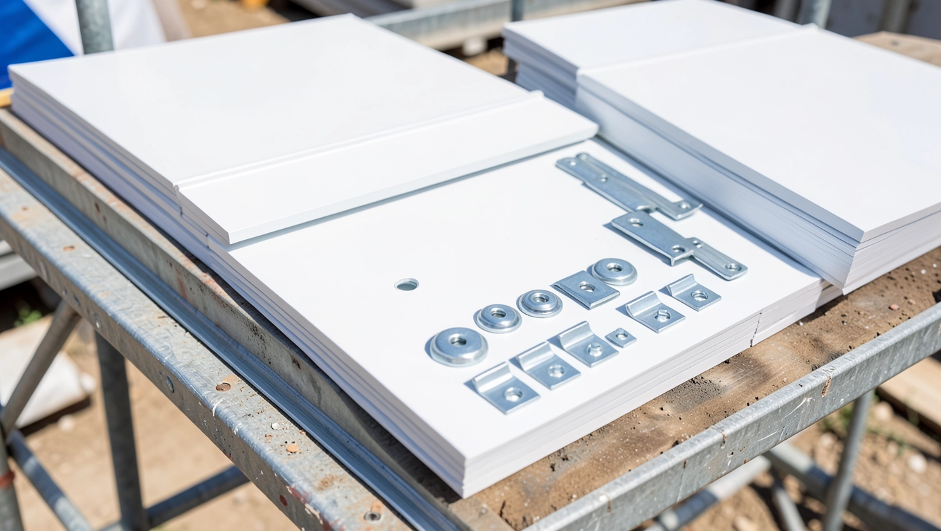 Przygotowanie do montażu blachy trapezowej na jednospadowym