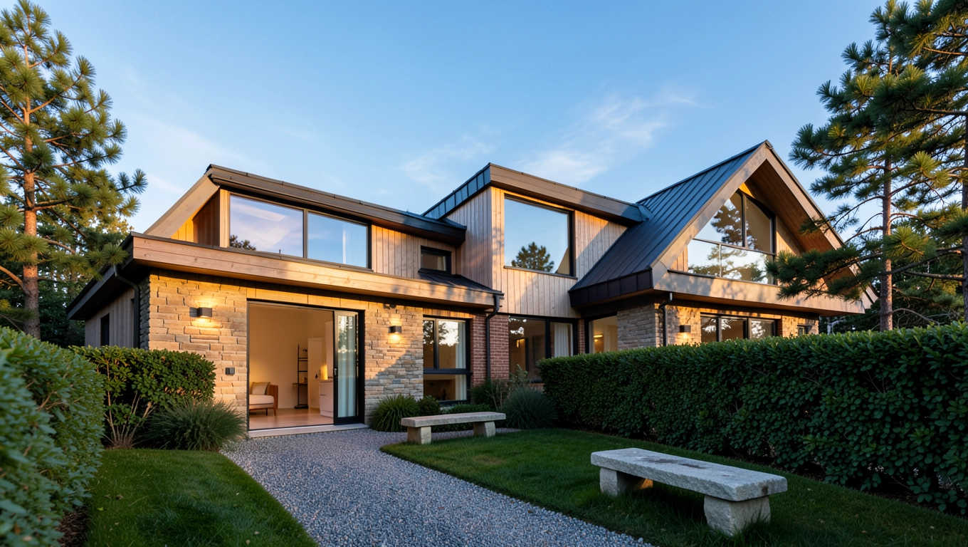 Przykładowe realizacje domów z dachem wielospadowym