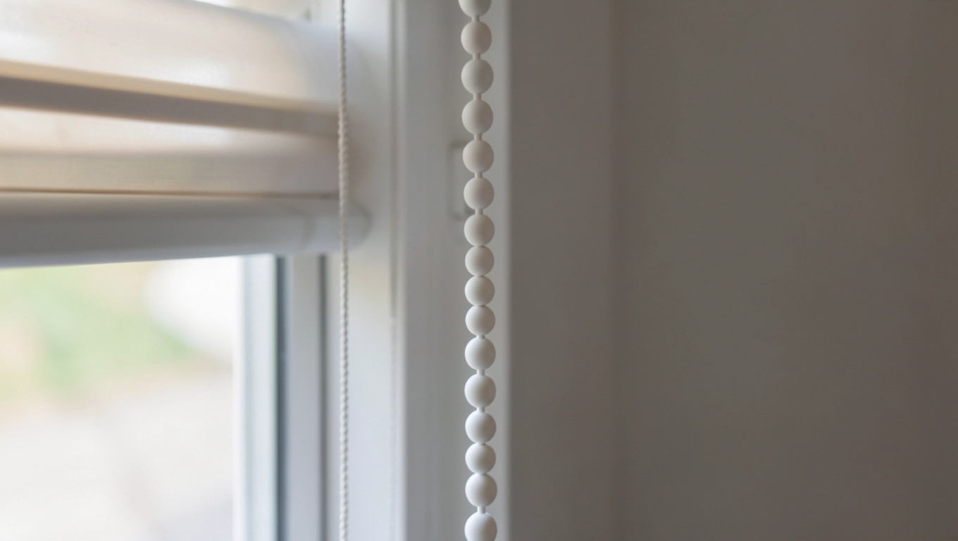 Ręczne sterowanie koralikami roletą dzień noc