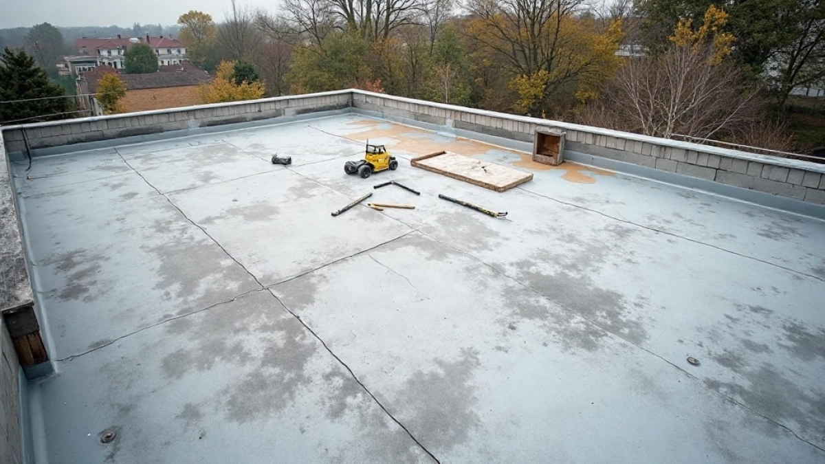 Remont dachu płaskiego cena za metr