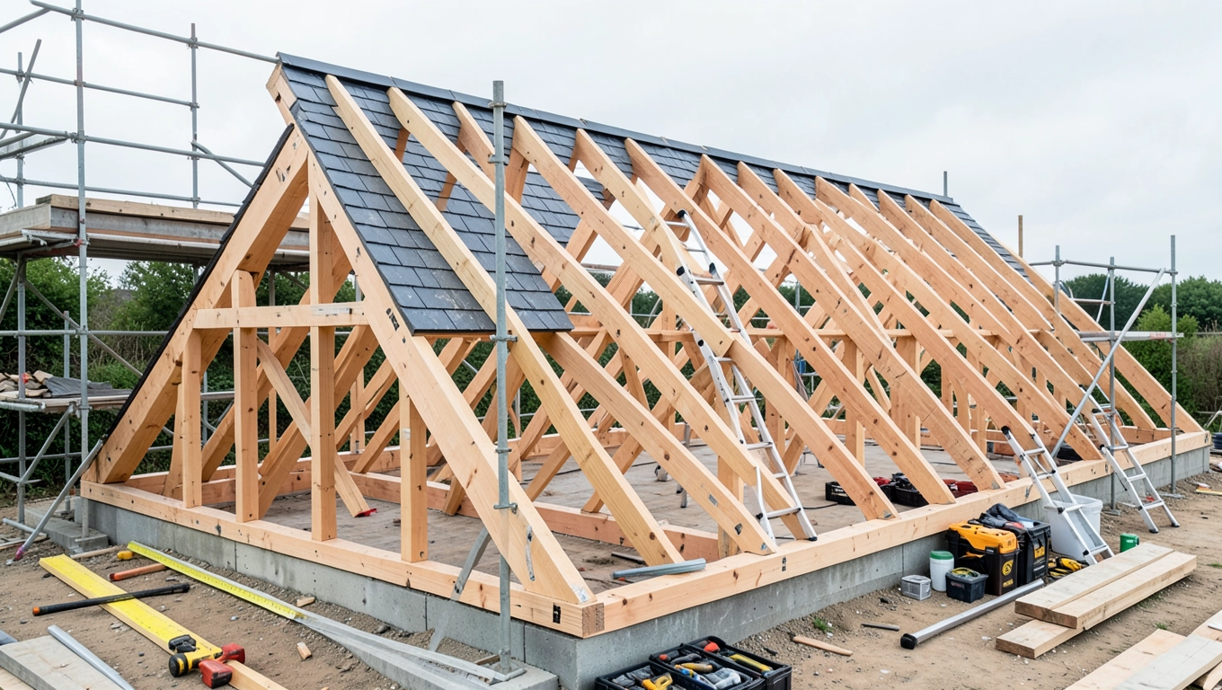 Robocizna i koszty ekipy dekarskiej dla dachu dwuspadowego 100m2