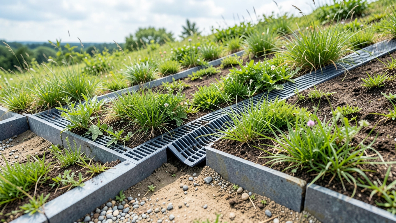 Rola drenażu przy spadku 5° w systemach ekstensywnych