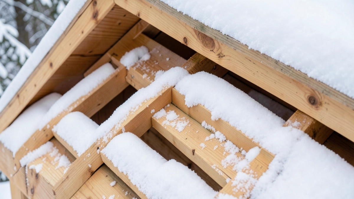 Rozstaw krokwi na dachu jednospadowym