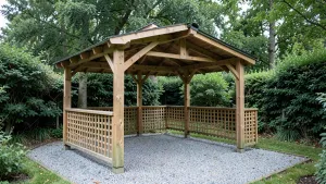 Altana z dachem jednospadowym