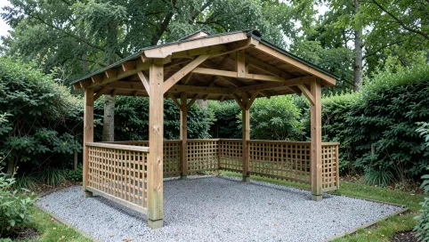 Altana z dachem jednospadowym