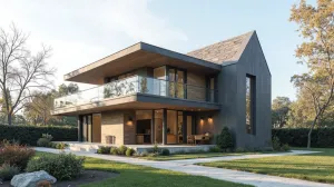 attyka dach dwuspadowy