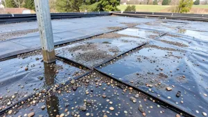 badanie szczelności dachu płaskiego